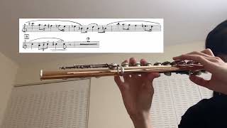 31524 practice log Shostakovich no6 flute excerpt [upl. by Guimond]