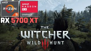 The Witcher 3  RX 5700 XT  Ryzen 5 5600G  1080p DX12 Ultra Settings [upl. by Joses]