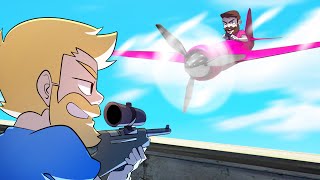 GTA 5 Snipers Vs Planes [upl. by Eillil]