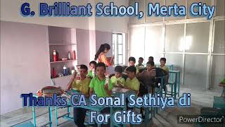 Gifts were distributed by former student CA Sonal sethiya on Ghyan Panchami [upl. by Waynant613]