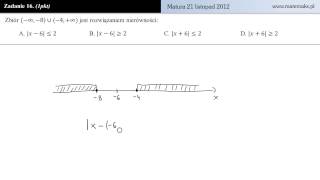 Zadanie 16  Matura próbna 21112012 [upl. by Satsoc]