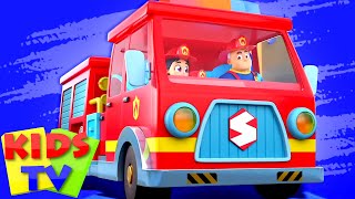 The Big Red Fire Truck Song  Firefighter to the Rescue  Fire Truck Song  Nursery Rhymes  Kids Tv [upl. by Bazar]