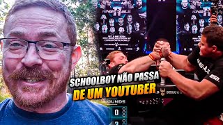 FALOU TANTO E AINDA PERDEU KKKKK  SCHOOLBOY VS RYAN BOWEN  ARM WRESTLING [upl. by Nami993]