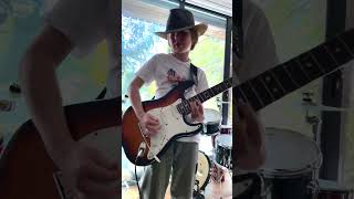 9 year old Jake  Stevie Ray Vaughans Mary Had a Little Lamb solo [upl. by Nalo]