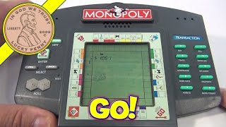 Monopoly Electronic HandHeld Game 1997 Parker Brothers [upl. by Mcnelly]