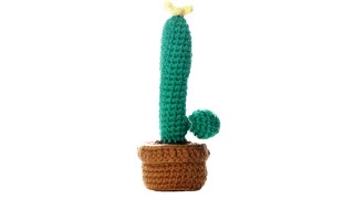 Cactus series3：How to crochet Cactuss letter L？ [upl. by Uokes638]