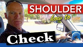 How to Shoulder Head Check When Turning amp Changing Lanes [upl. by Araes101]