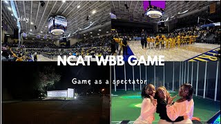 NCAT WBB GAME  Spectator Edition  NCAT Cheer  UNC [upl. by Neb103]