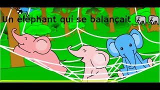 Éléphant Qui Se Balançait  Comptines pour Bébé titounis [upl. by Inavoig]