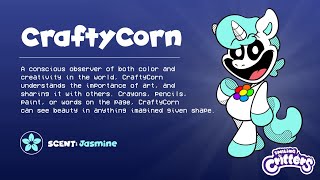 CONOCIENDO a CRAFTYCORN  NUEVO PERSONAJE de POPPY PLAYTIME CHAPTER 3  SMILING CRITTERS [upl. by Esenahs]