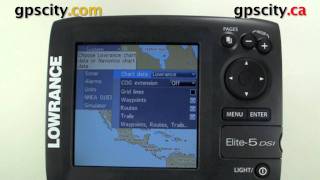 Lowrance Elite 5 Video Manual  Selecting Charts to View [upl. by Ginelle662]