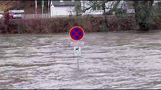 Waldheim 2023 Hochwasser Niederstadt Richtung Autohaus und Eisstadion [upl. by Enaile671]