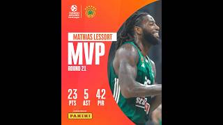 Mathias Lessort MVP Round 21 [upl. by Maynord]