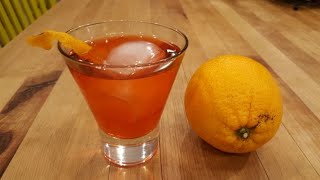 Classic Negroni cocktail recipe [upl. by Oinolopa]