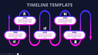 Create Timeline Template in PowerPoint  Free Template [upl. by Vito123]