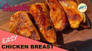 Chicken Breast on the GRIDDLE  Quick and EASY [upl. by Eitten]