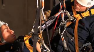 SPRAT Level 2 Chpt 2 Pick Off Rescue Casualty In Ascent Mode Industrial Rope Access [upl. by Enimassej]