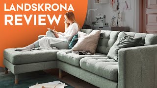 IKEA Landskrona Sofa Review The Classiest IKEA Couch  Comfort Works [upl. by Enrahs937]