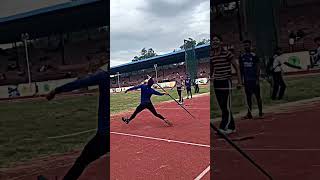 What a throw pa ji viralreels viralvideo shortsviral youtubeshorts indianjavelin indianathlete [upl. by Lazor932]