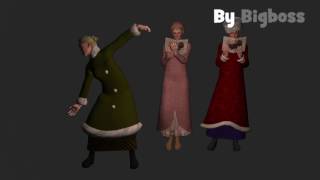 cc Cloth Female Christmas Carollers for iClone by Bigboss [upl. by Enayr]