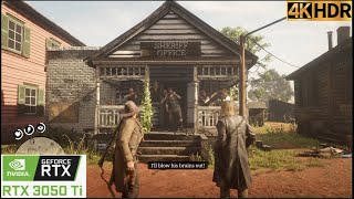 Short Walk in Pretty Town RhodesRed Dead Redemption 2 Gameplay PC 4K [upl. by Ilyssa101]