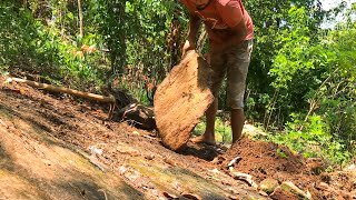 How To Find Natural Spring Water On Rock [upl. by Tristram864]