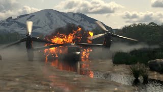 Aircraft Crash Scene Animation [upl. by Constancy]