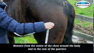 WeatherBeeta ComFiTec  How to Measure for a rug [upl. by Corwun533]