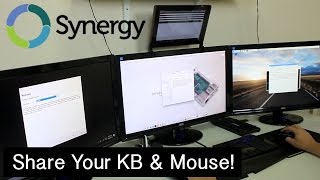 How to Share your Keyboard And Mouse With Synergy [upl. by Neelhsa523]