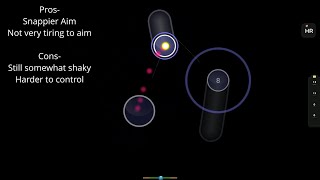 Comparing Tablet Smoothing Filter Settings in osu CHECK DESCRIPTION FOR EXACT SETTINGS [upl. by Vevine608]