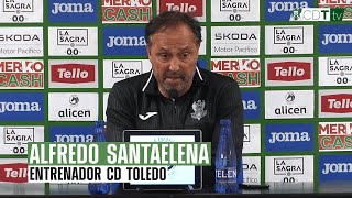 📹 PREVIA VILLARROBLEDO  Alfredo Santaelena entrenador del CDToledo [upl. by Llednek438]