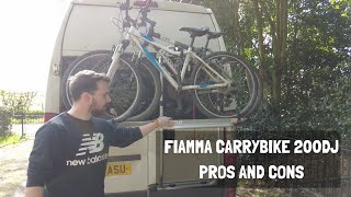 We Finally Got A Fiamma Bike Rack Pros and Cons of the Fiamma DJ 200 Ducato Carry Bike vanlife [upl. by Acisej]