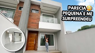 TOUR PELA CASA DOS SONHOS duplex com jardim de inverno e 3 quartos 😱  124m2 [upl. by Ehtiaf]