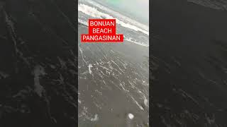 BONUAN BEACH PANGASINAN shortvideo beach asmrsounds oceanwaves ocean oceansounds oceanview [upl. by Parry]