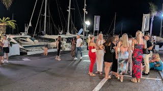 🇪🇸 Puerto Banús Luxury NIGHTLIFE Marbella Spain [upl. by Haneen]