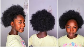 straightening and styling christabel 4c Natural hair [upl. by Nawrocki]