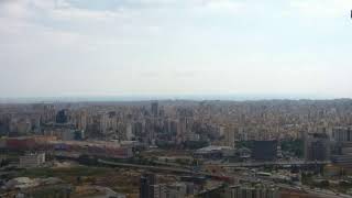 Panoramic view overlooking Beirut [upl. by Lusty]