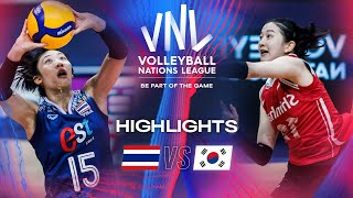 🇹🇭 THA vs 🇰🇷 KOR  Highlights  Week 1  Womens VNL 2024 [upl. by Netnert]