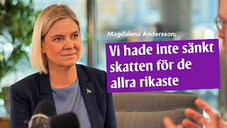 Magdalena Andersson om SDregeringen i halvtid [upl. by Lebbie]