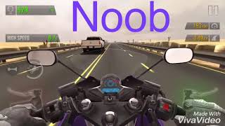 Traffic riderNoob vs Pro [upl. by Naillimxam]