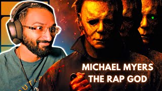 Michael Myers Rap Halloween Horror Villain Diss Track  Daddyphatsnaps REACTION [upl. by Airetas]