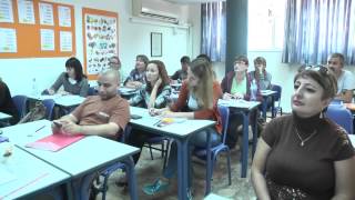 ulpan haifa aba hushi hebrew lesson 1 [upl. by Ikram]