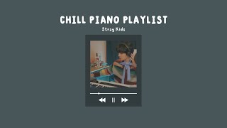 ♡ skz piano covered songs ♡ chill piano playlist [upl. by Annauqaj]