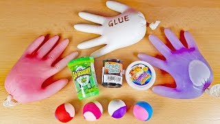 Mixing Slime Ingredients with Store Bought Slime and Clay  Will it Slime [upl. by Secilu392]