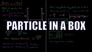 Quantum Chemistry 35  Particle in a Box [upl. by Jasun]