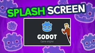 How to make a CUSTOM boot SPLASH SCREEN In Godot 4 [upl. by Aerehs314]