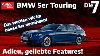 BMW 5er Touring Darauf müsst Ihr verzichten  auto motor und sport [upl. by Malin204]