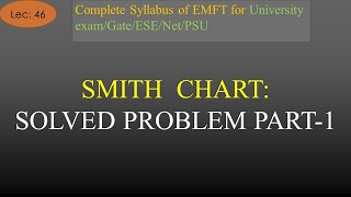 Solved Problem Based on Single Stub Matching using Smith Chart  EMFT  R K Classes  Lec46 [upl. by Sesiom]