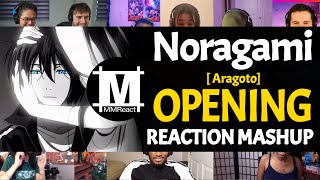 Noragami Opening 2  Reaction Mashup [upl. by Fregger]