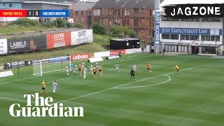 What on earth has he given Partick Thistle denied as officials miss goal [upl. by Ruffin313]